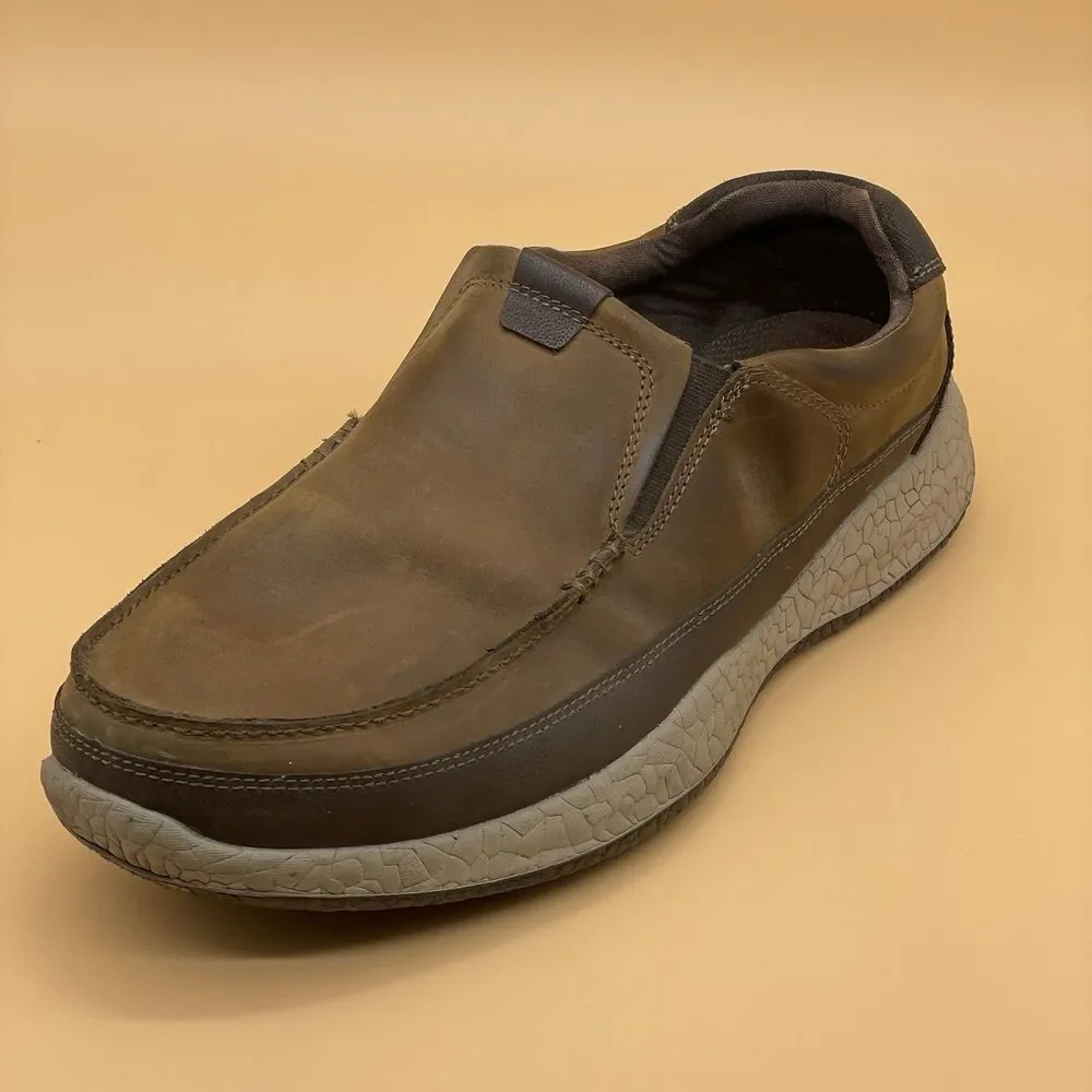 Skechers Bursen 64847 Memory Foam Men’s US 11.5 Dark Brown Relaxed Air Cooled